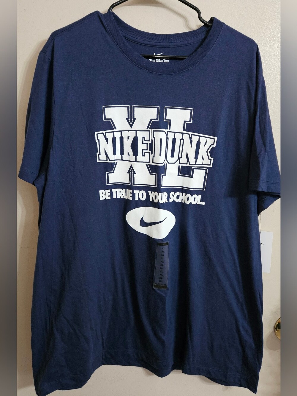Nike Navy & White 'Nike Dunk' Graphic T-Shirt - Men's
